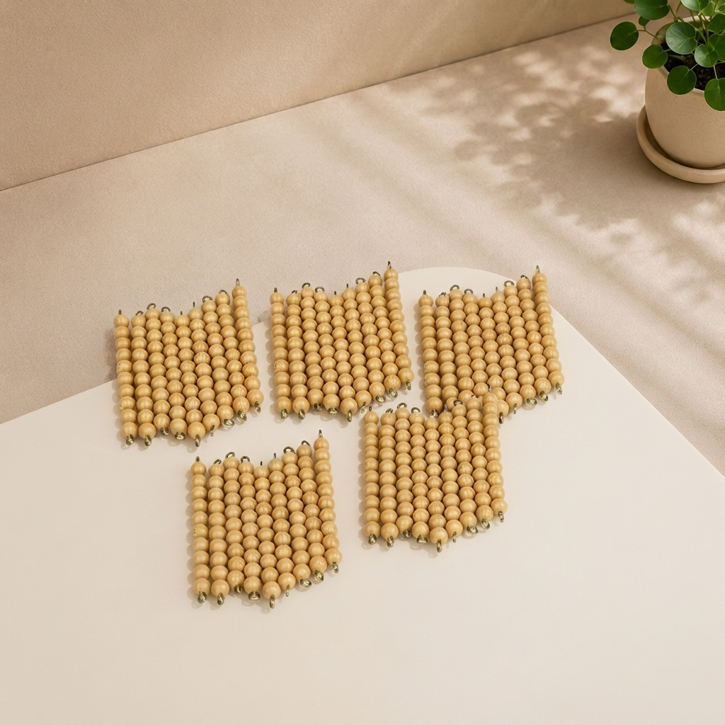 45 Golden Bead Bars of 10