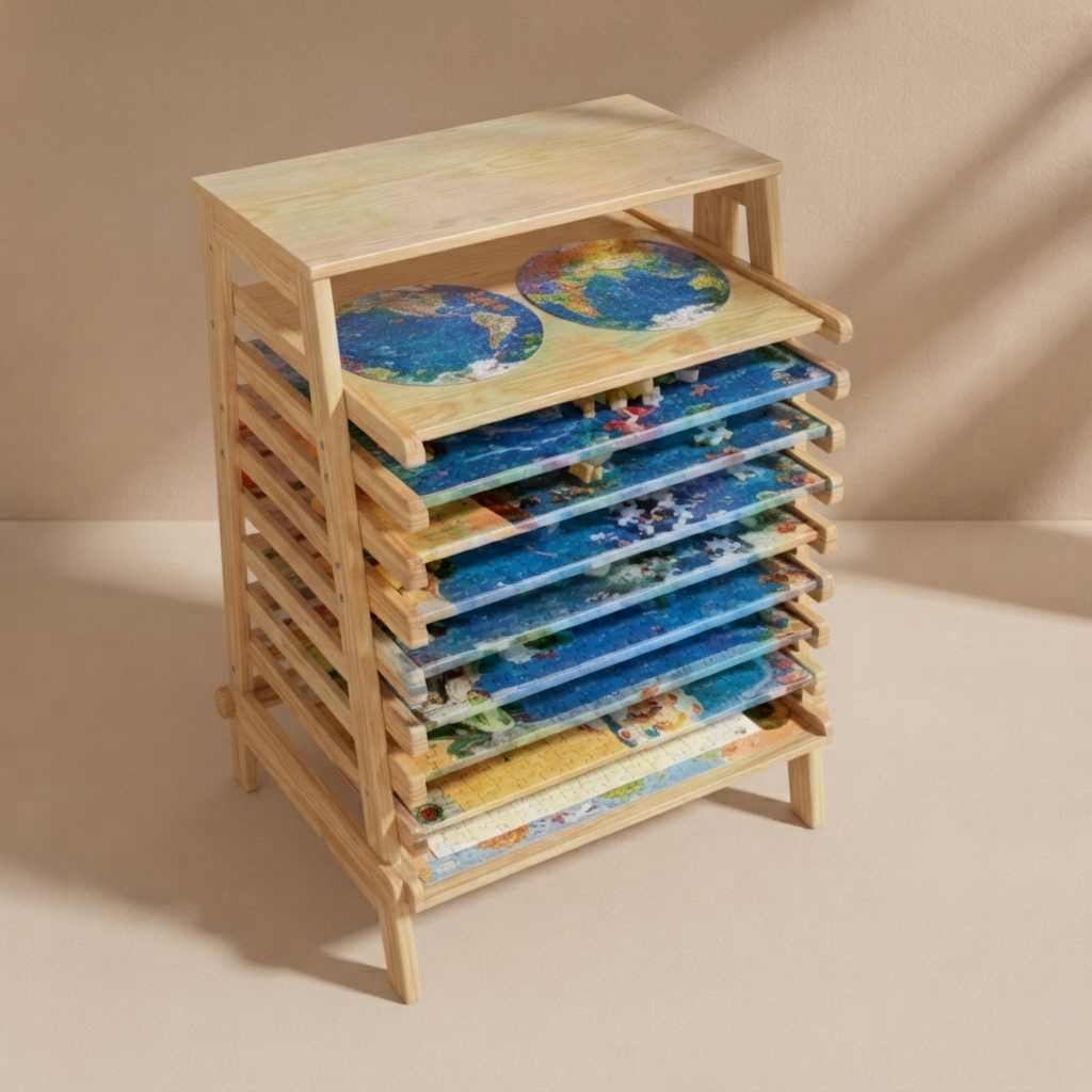8 Puzzle Maps with Stand