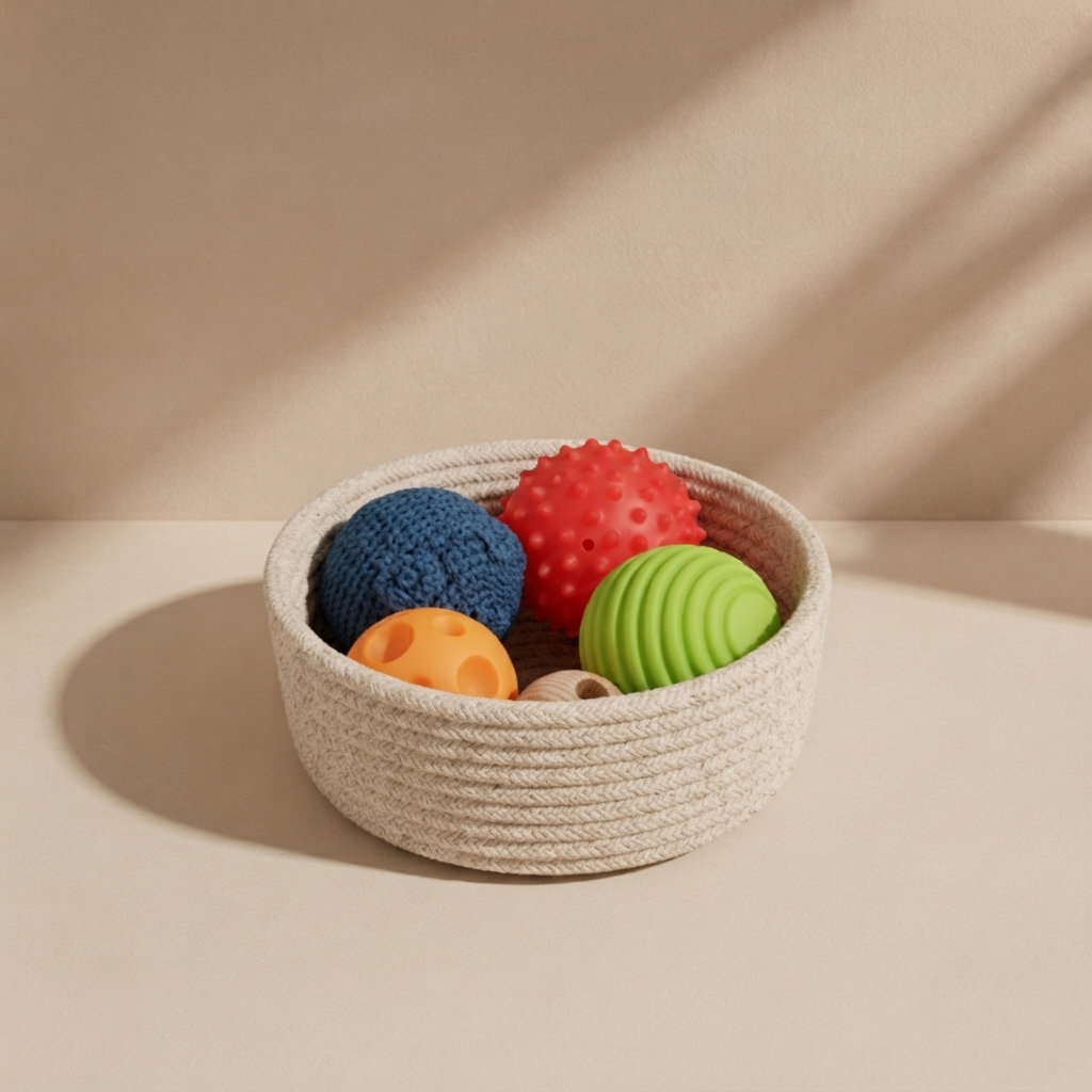 Basket w/balls