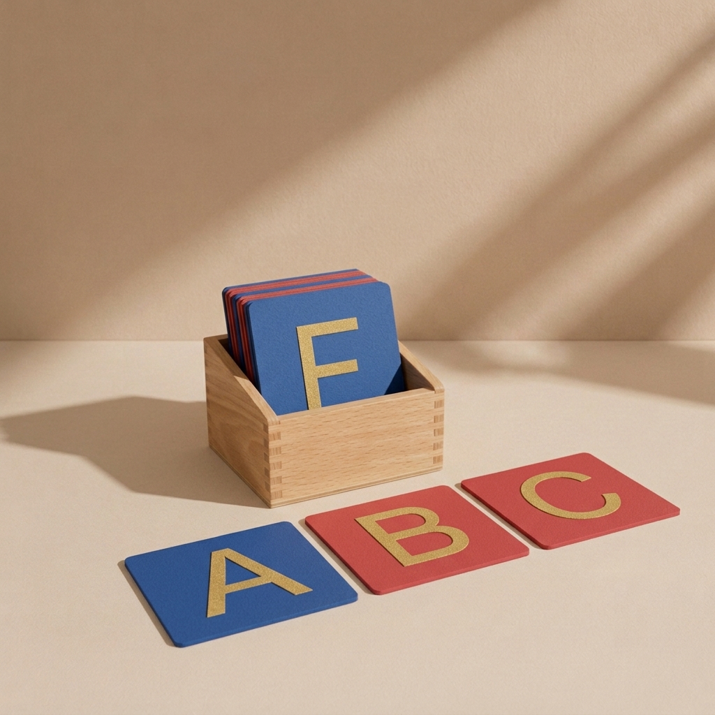 Capital Case Sandpaper Letters Print w/ Box - Image 2