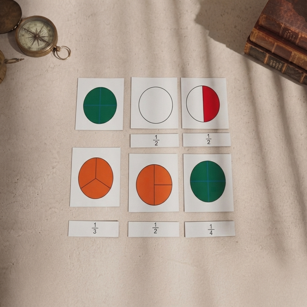 Cards for Large Fraction Skittles