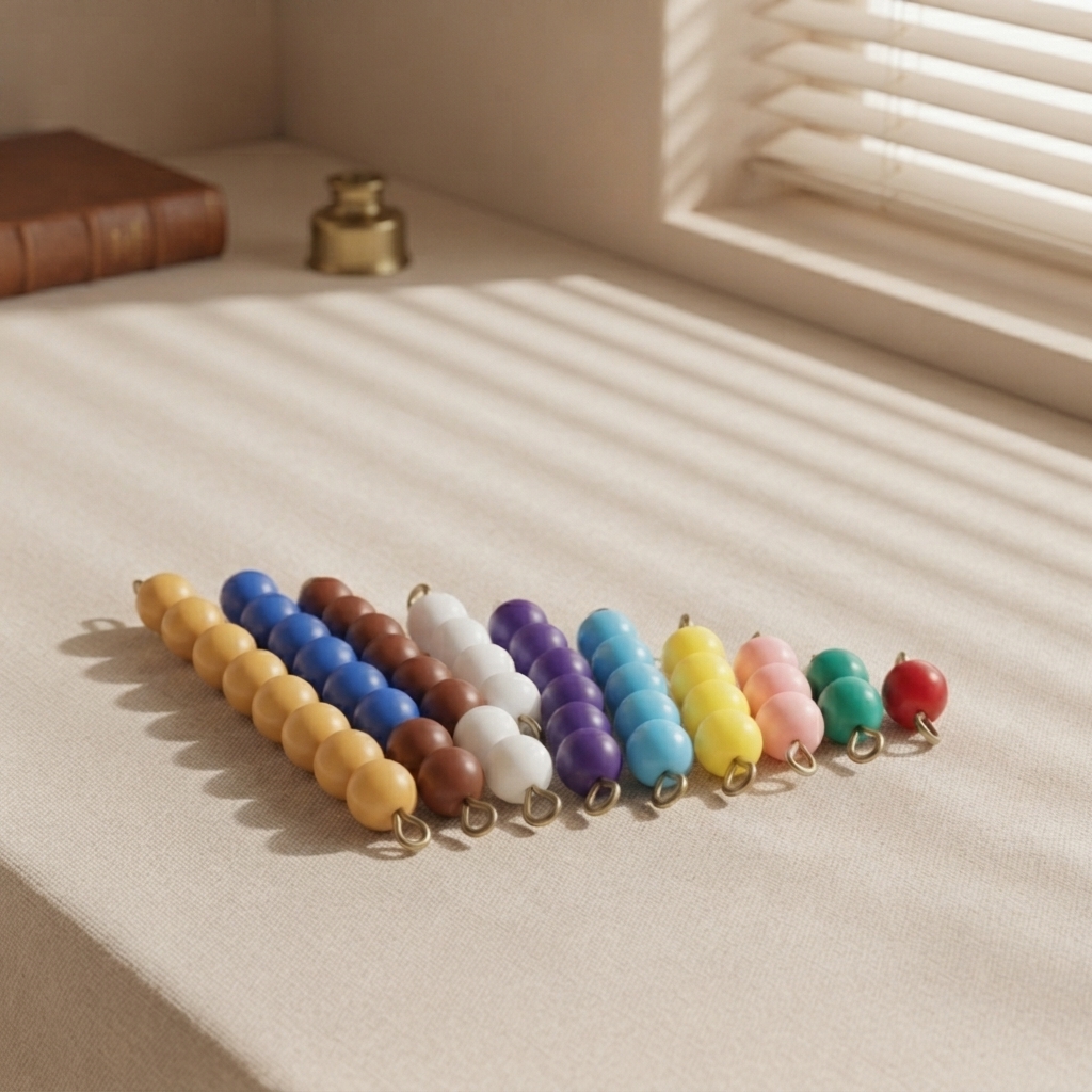 Colored Bead Stairs 1-10