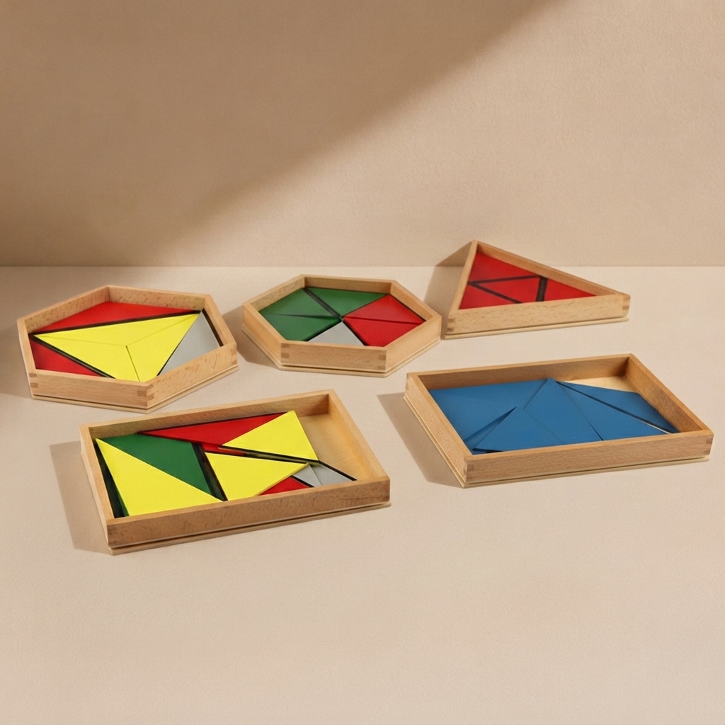 Constructive Triangles With 5 Boxes