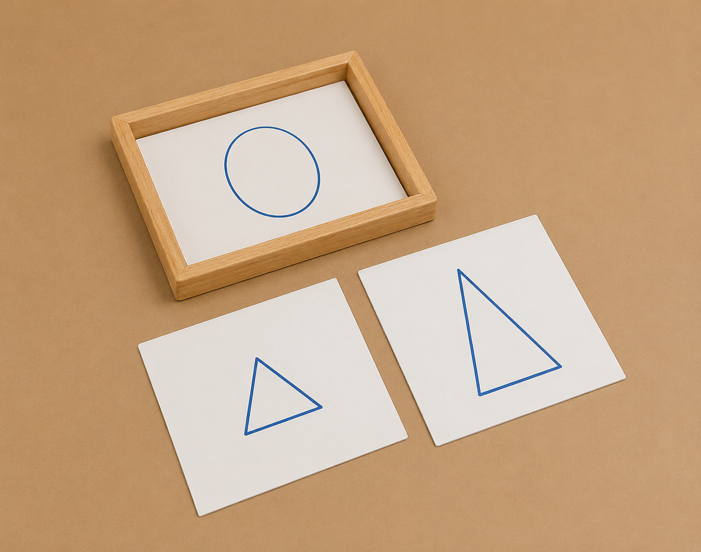 Geometric Cards with Tray