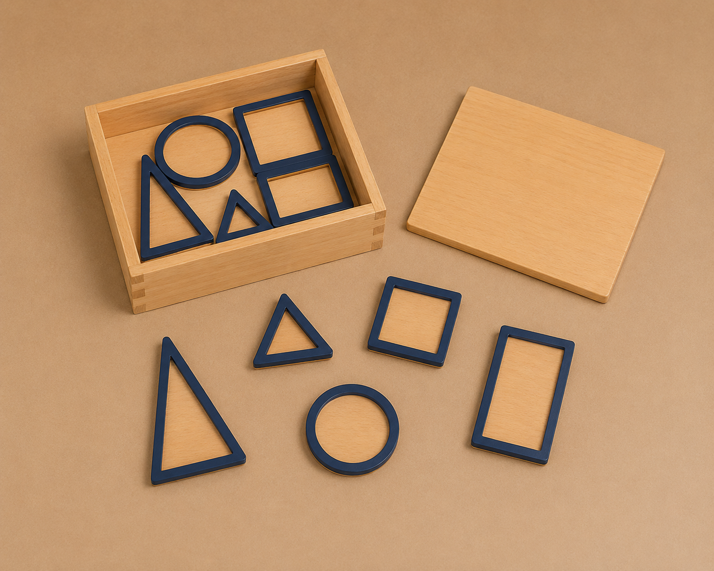 Geometric Solids Bases with Box