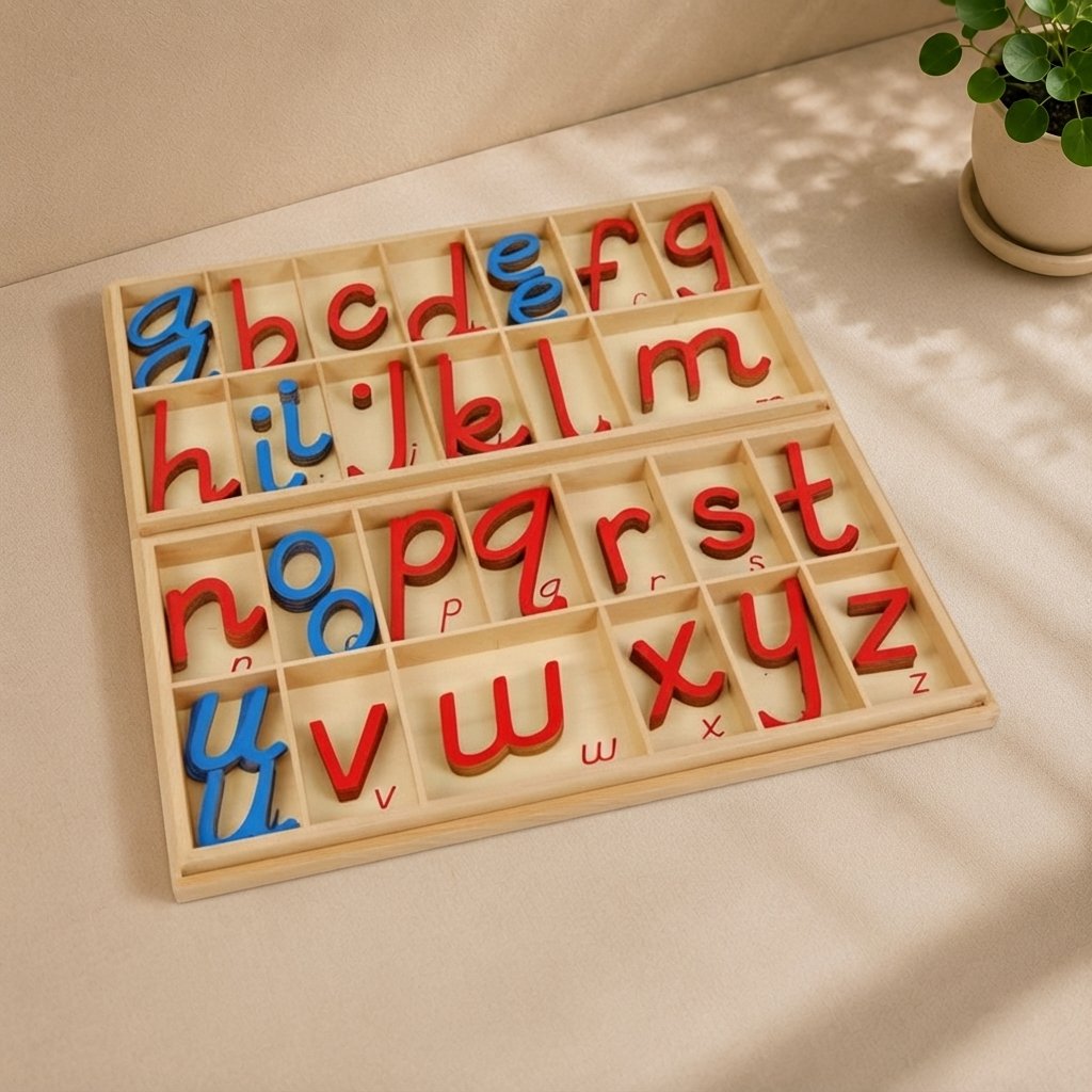 Large D Nealian Moveable Alphabet