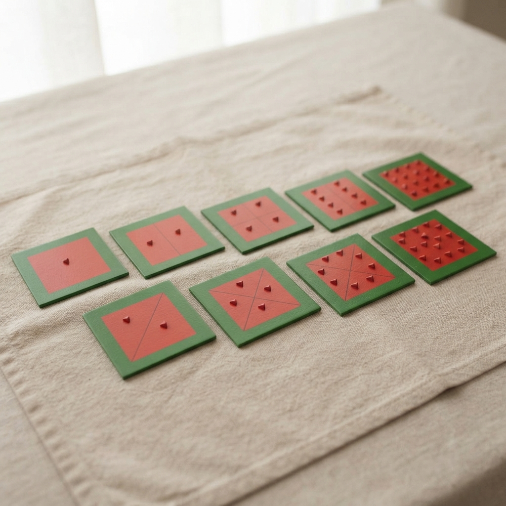 Metal Square 9 Plates