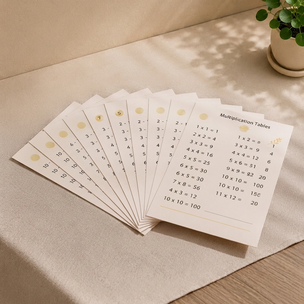 Multiplication Tables