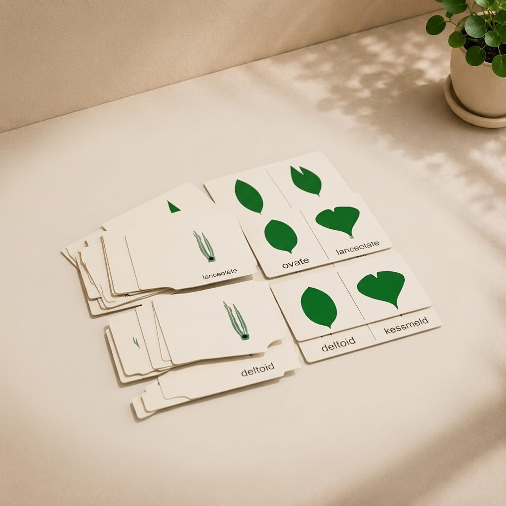 Nomenclature Cards for Botany Cabinet