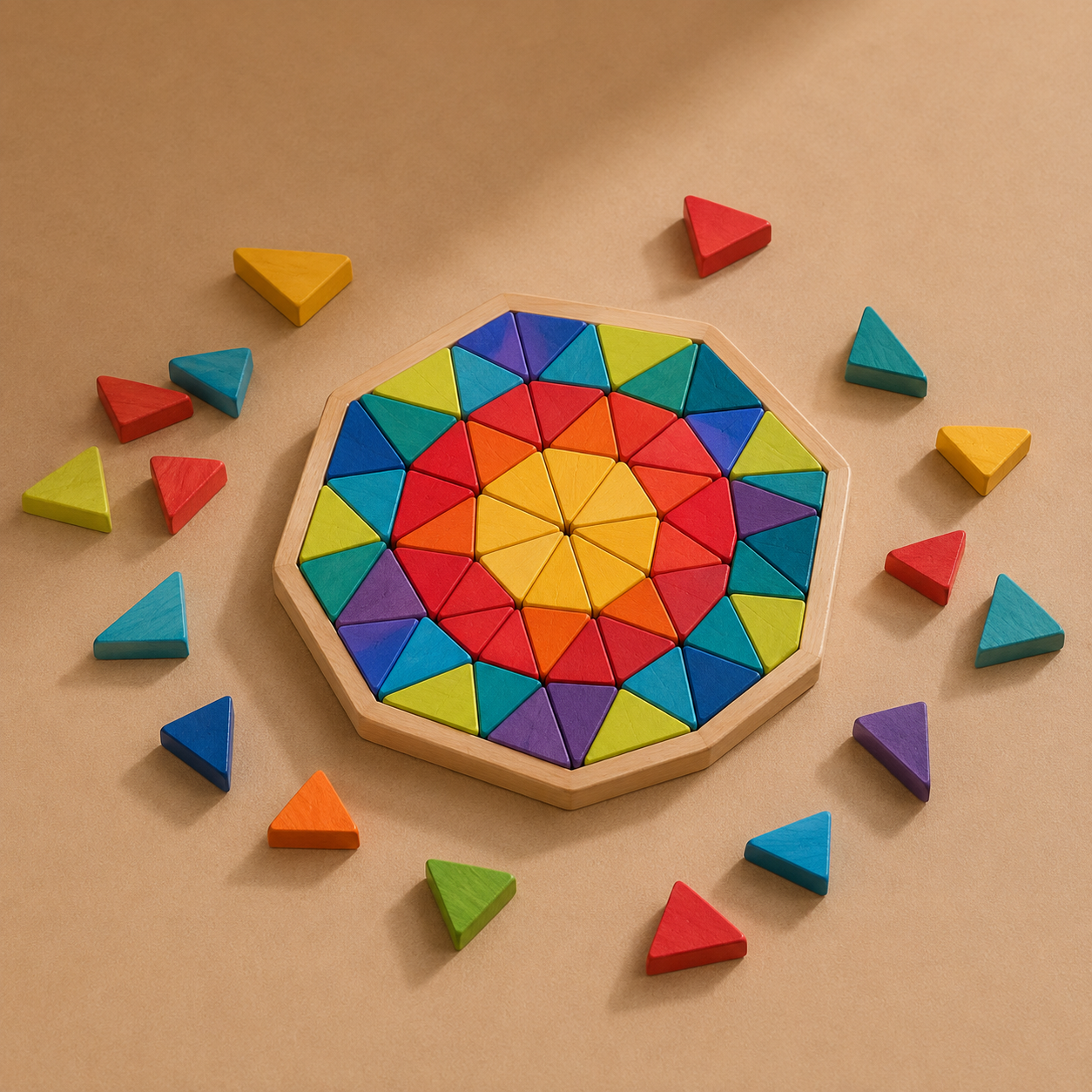 Octagon building set puzzle