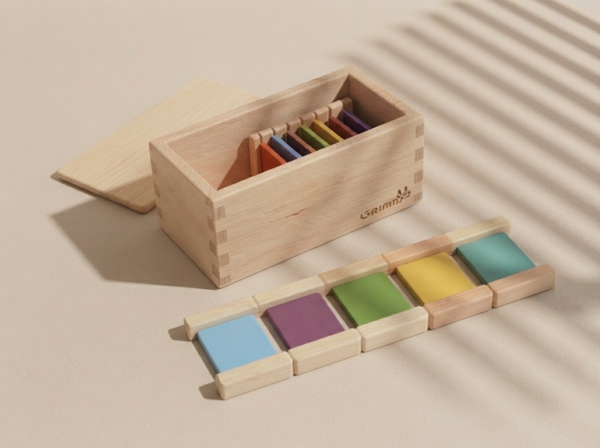 Premium Wooden Rainbow color tablets (4th Box)