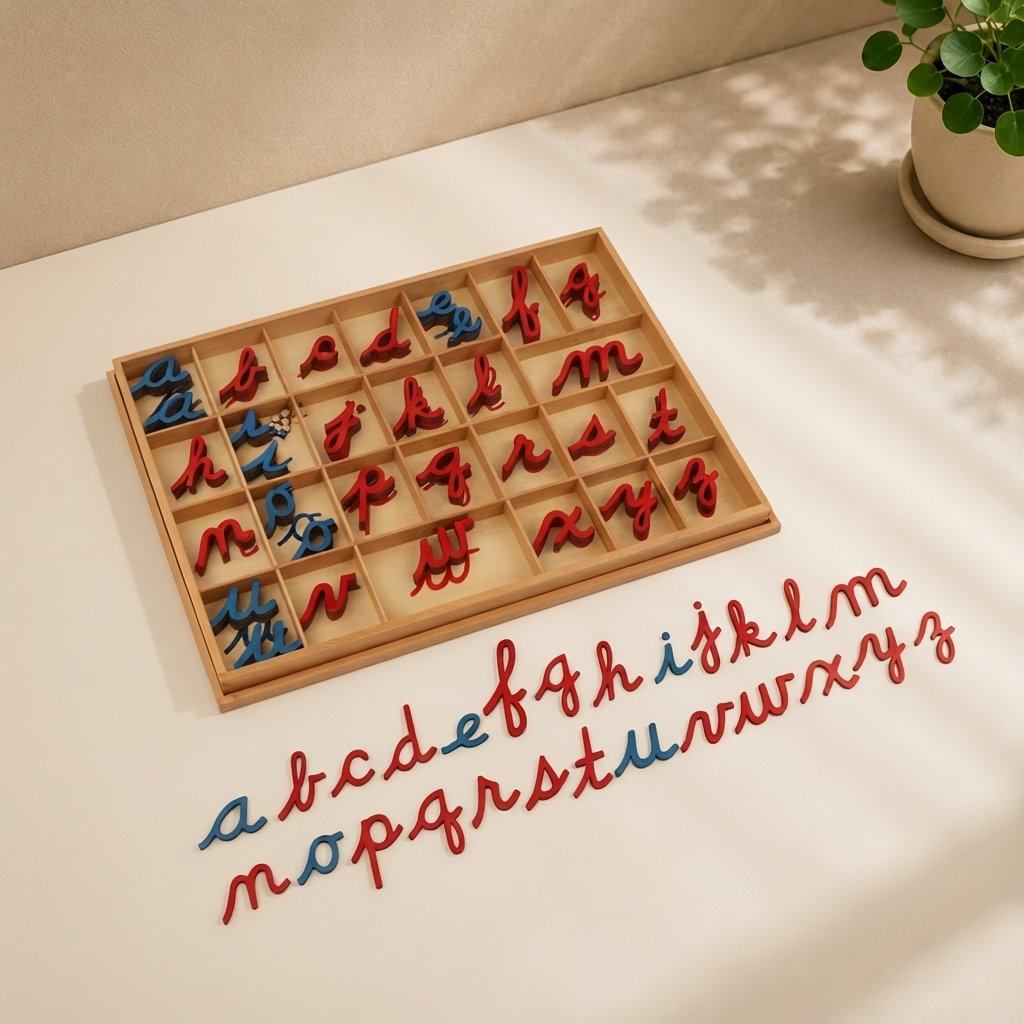 Cursive Moveable Alphabet