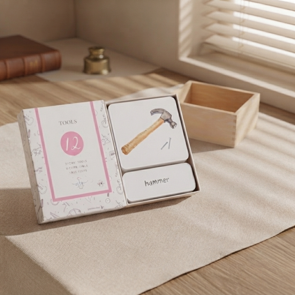 Three-part Cards-12pcs (Tools English only)