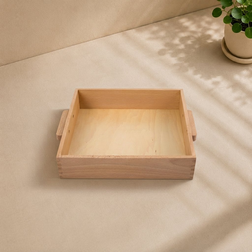 Tray for 9 Wooden Thousand Cubes