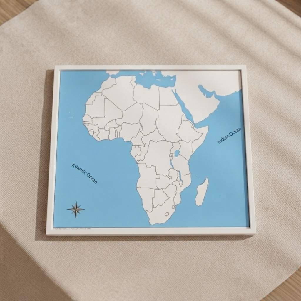 Unlabeled Africa Control Map