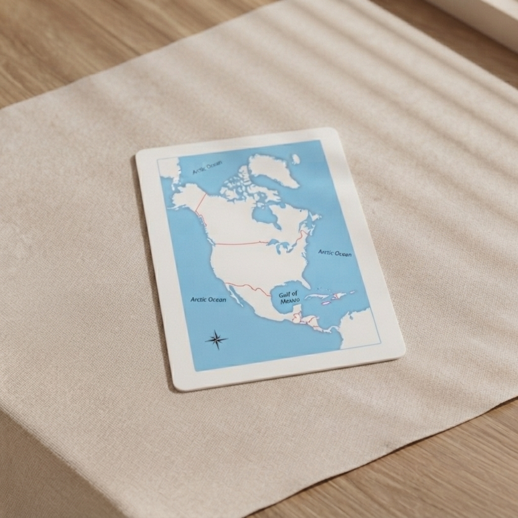 Unlabeled North America Control Map