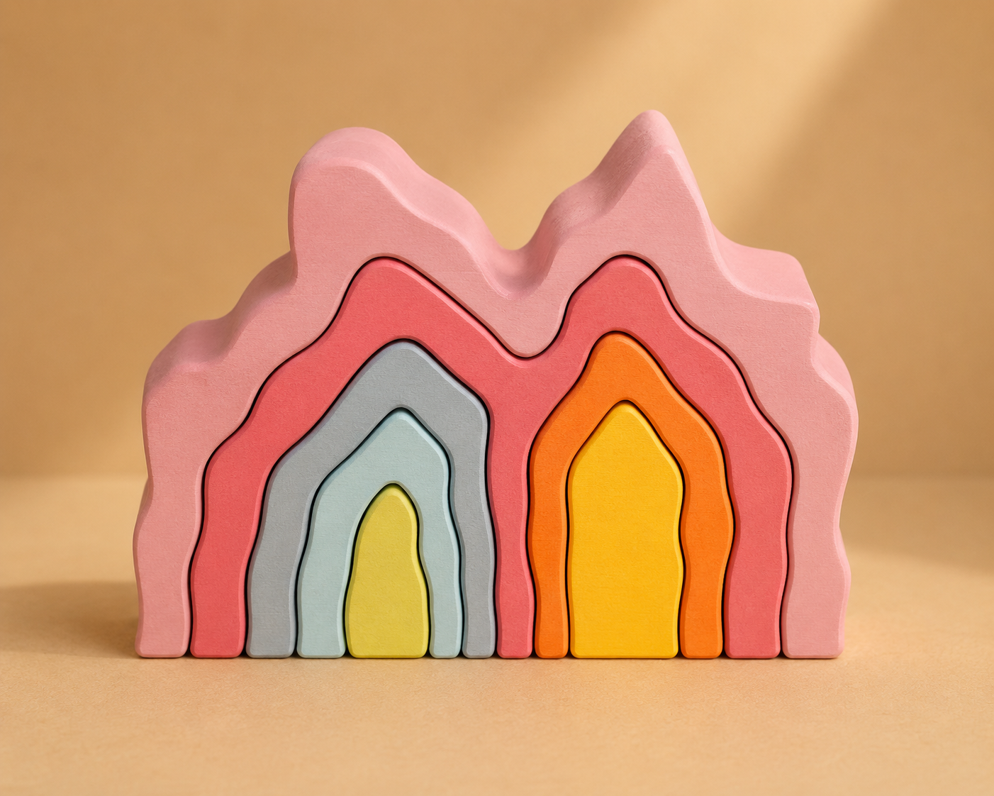 Cave stacking blocks – PINK