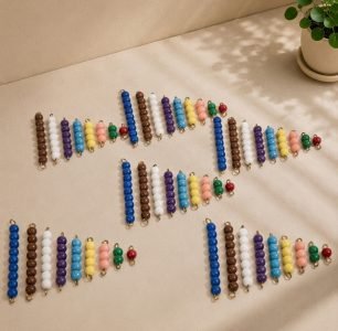 5 Sets of Colored Bead Stairs 1-9