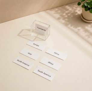 Continent Labels