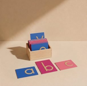 D Nealian Style Sandpaper Letters w/ Box