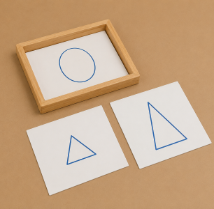 Geometric Cards with Tray
