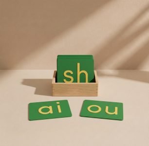 Lower Case Print Double Sandpaper Letters w/ Box
