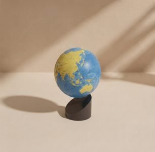 Sandpaper Globe-Land & Water