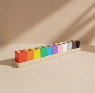 Set of 11 Coloured Pencil Holders