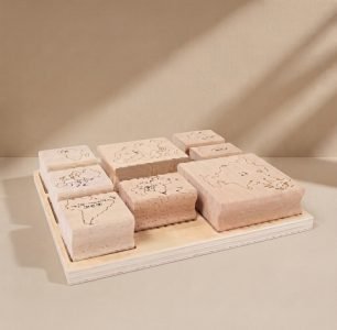 Stamp of the seven continents Size: 15*18cm
