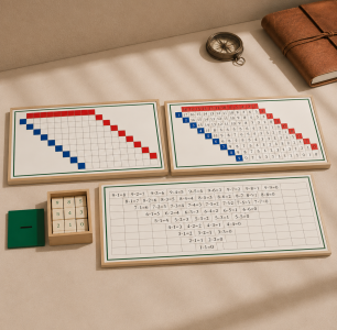 Subtraction Working Charts with frame
