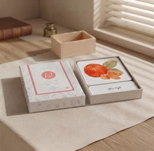 Three-part Cards-12pcs (Fruits English only)