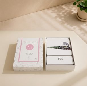 Three-part Cards-12pcs (Transportation English only)