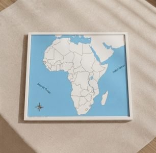 Unlabeled Africa Control Map