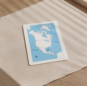 Unlabeled North America Control Map
