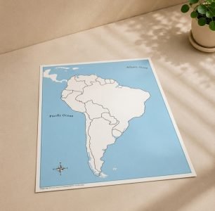 Unlabeled South America Control Map