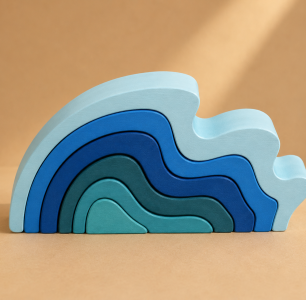Waves element stacking blocks