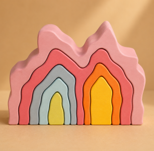 Cave stacking blocks – PINK